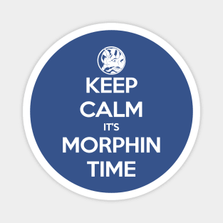 Keep Calm It's Morphin Time (Blue) Magnet